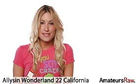 Allysin Wonderland nous présente ses apptitudes
