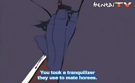 Quatre pattes dans un hentai